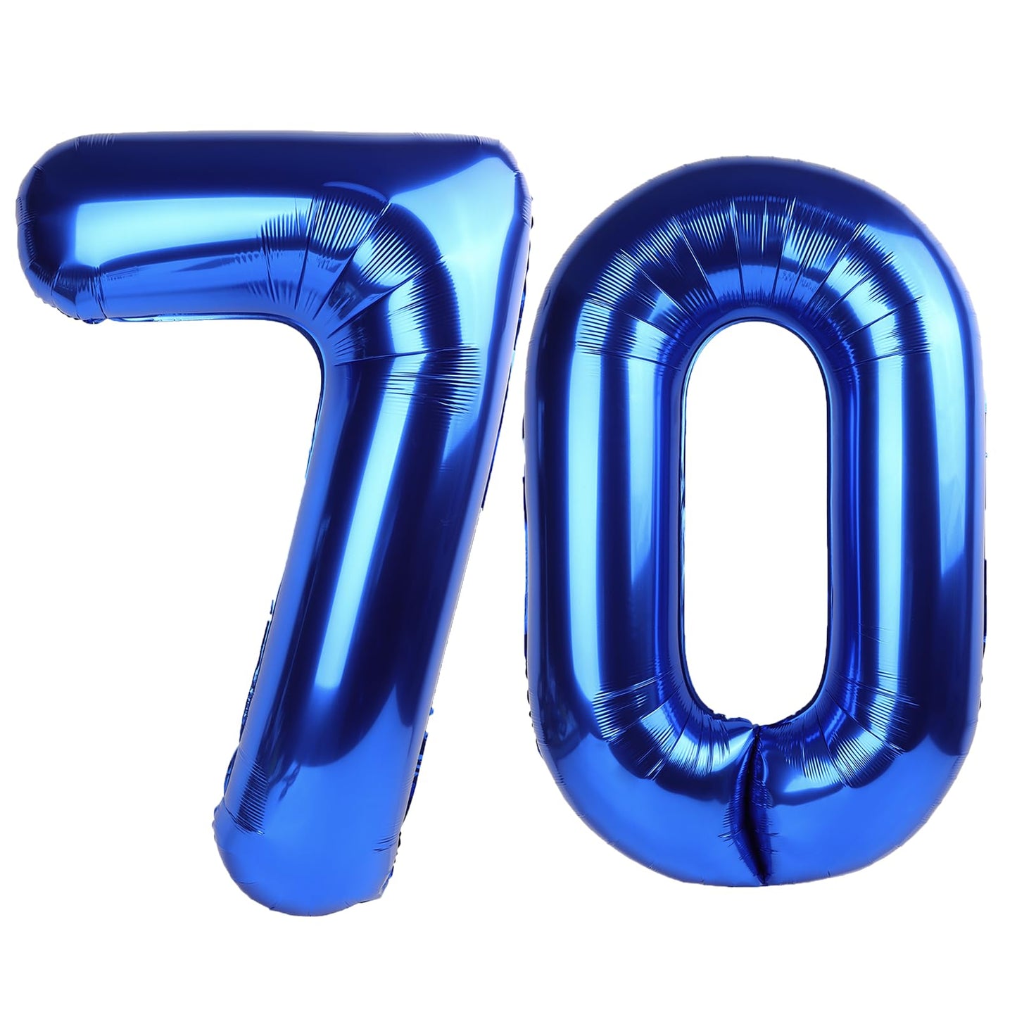 Kelfuoya 40-Inch Navy Blue Number 70 Digital Balloon – Jumbo Mylar Foil Balloon for Birthday & Anniversary