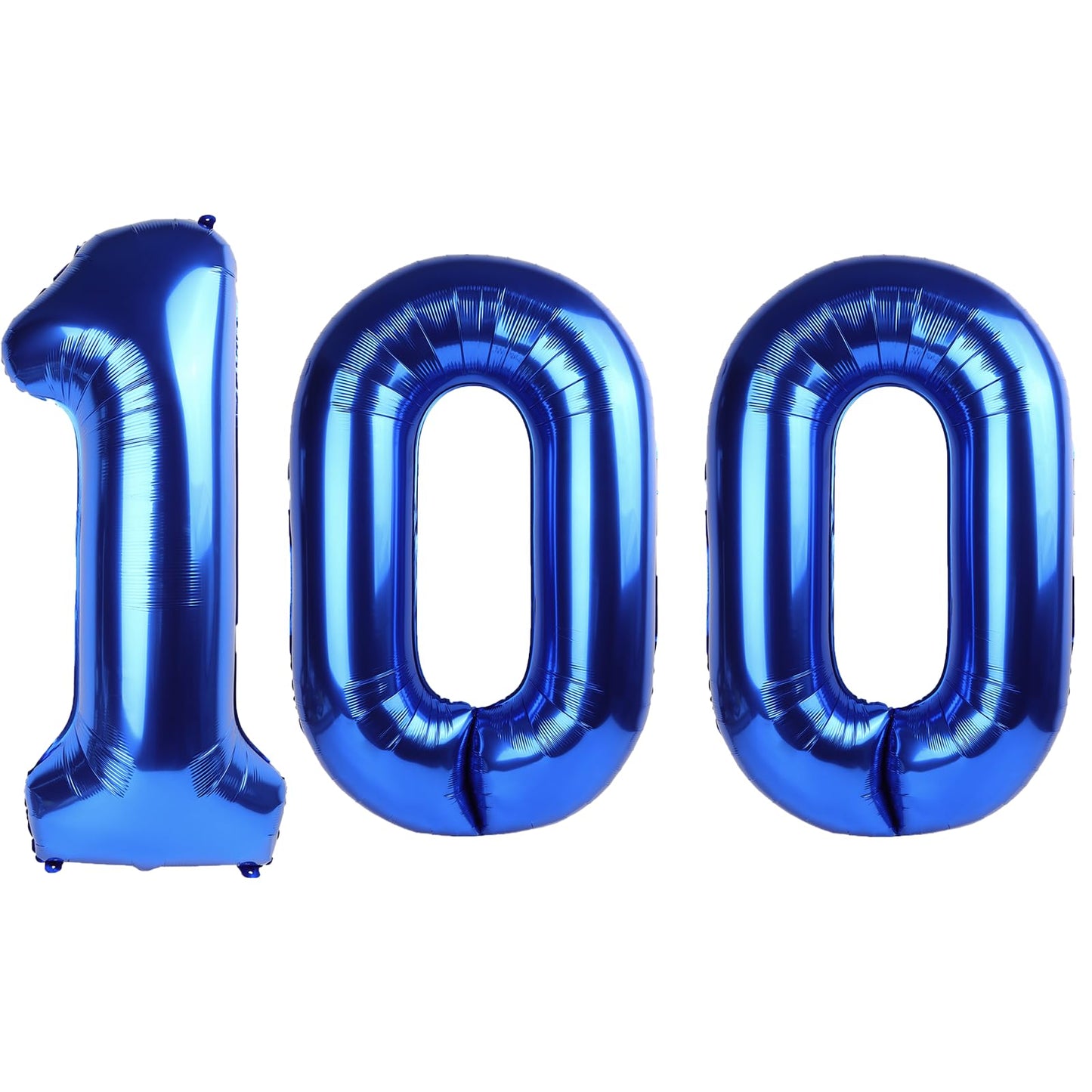 Kelfuoya 40-Inch Navy Blue Number 100 Balloon – Jumbo Mylar Foil for 100th Birthday, Wedding & Anniversary