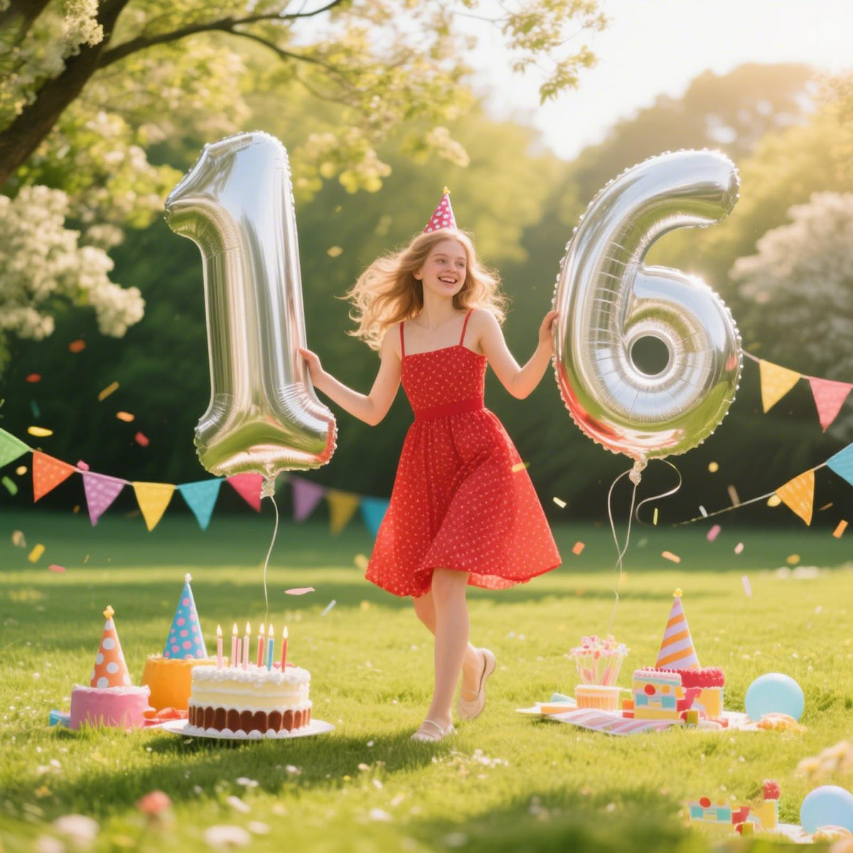 Kelfuoya 40-Inch Silver Number 6 Balloon — Giant 6 Foil Mylar Balloon for Birthday & Anniversary Decorations