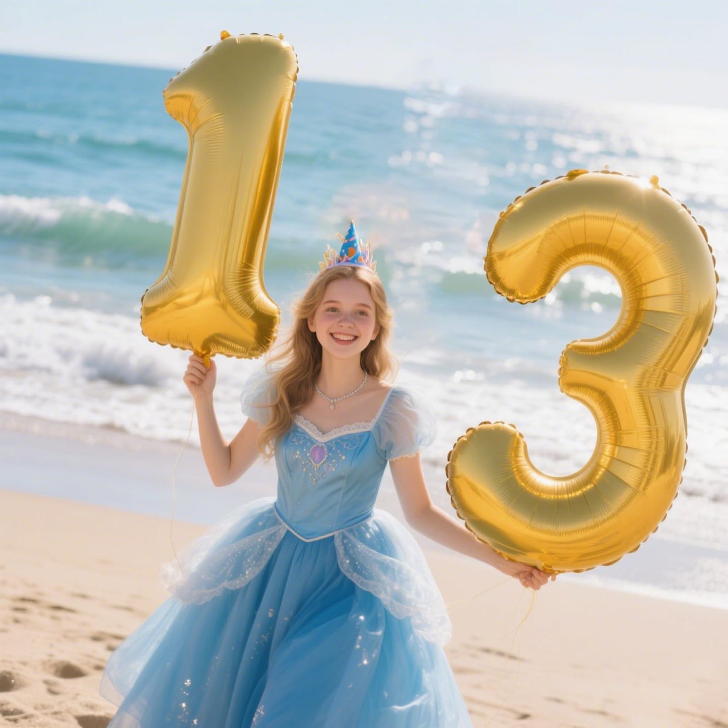 Kelfuoya 40-Inch Gold Number 3 Balloon – Giant Foil Mylar Balloon for Birthdays & Celebrations