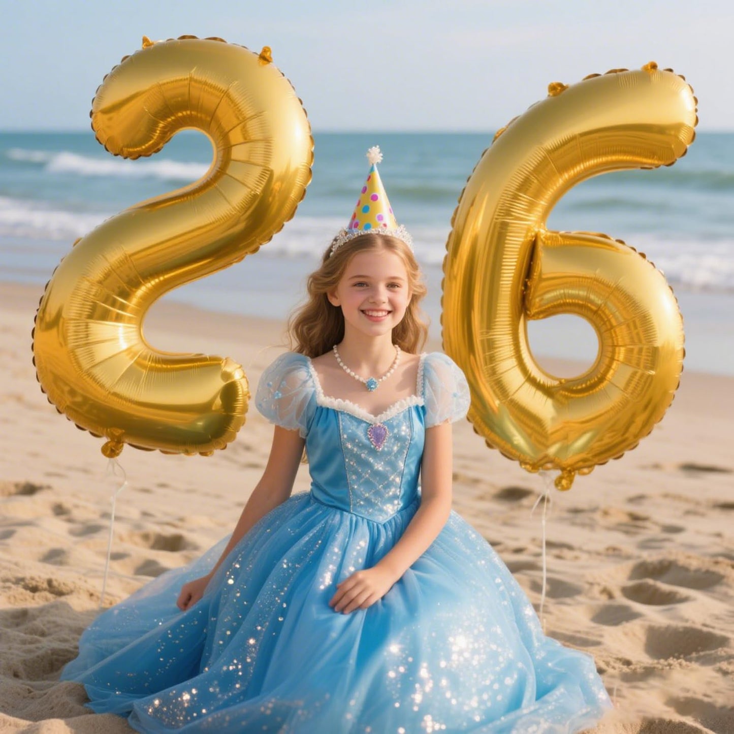 Kelfuoya Gold 40-Inch Number 6 Balloon – Jumbo Foil Mylar for Birthdays & Anniversaries