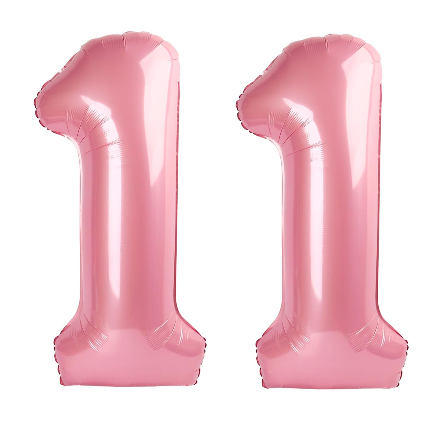 Kelfuoya 40-Inch Pearlescent Pink Number 11 Balloon – Birthday Decor