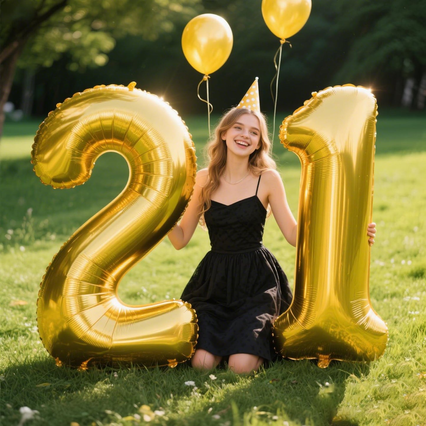 Kelfuoya 40-Inch Gold Number 12 Balloon – Jumbo Mylar Foil Balloon for Birthday & Anniversary Celebrations