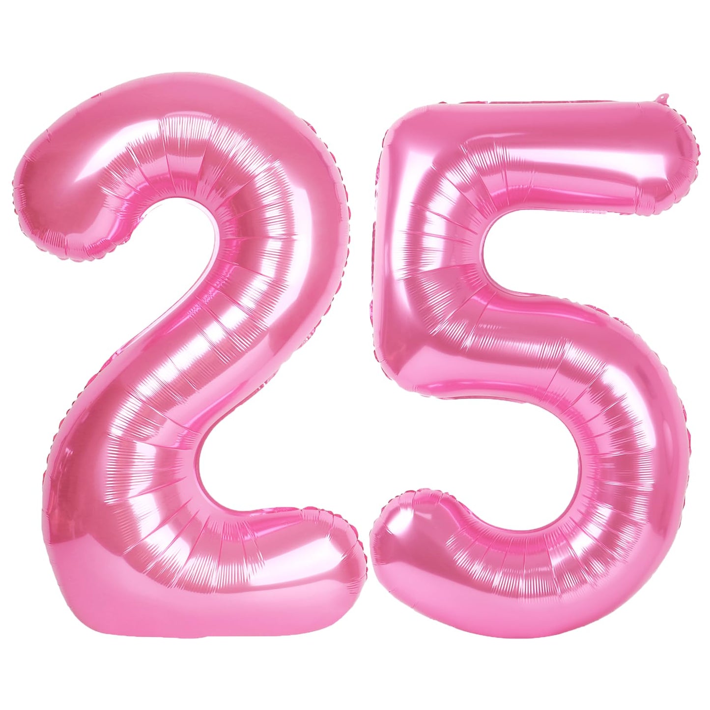Kelfuoya 40-Inch Pink Number 25 Digital Balloon - Jumbo Mylar Foil