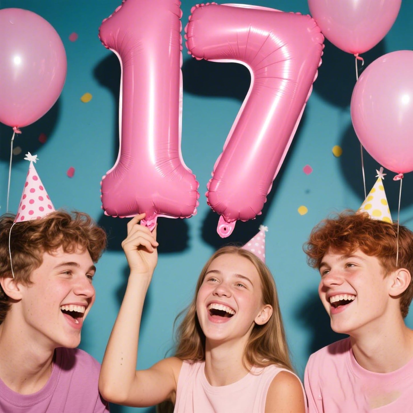Kelfuoya Pink 40-Inch Number 7 Balloon | Jumbo Mylar Foil Party Decor