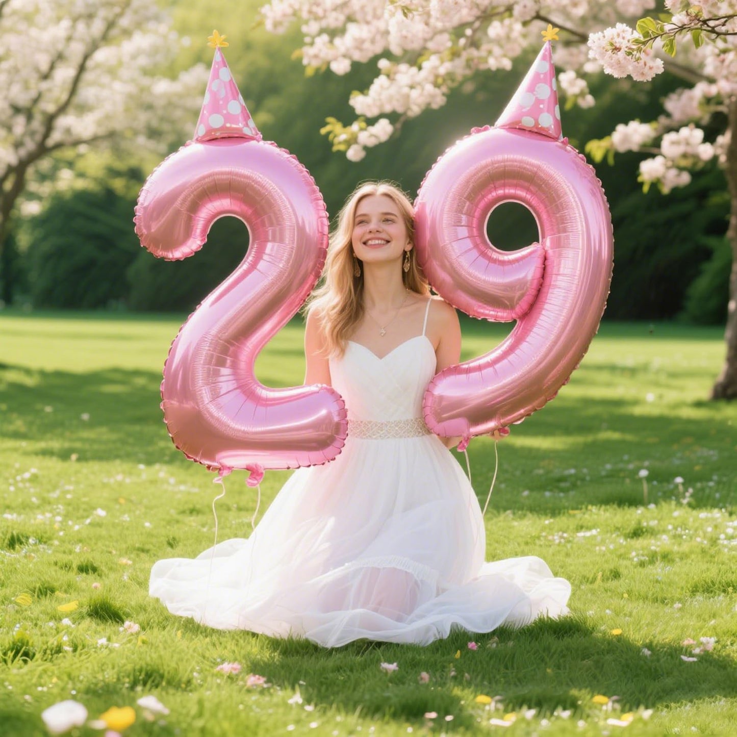 Kelfuoya Pink Number 9 Balloon - 40-Inch Jumbo Mylar Foil Balloon for 9th Birthday Parties