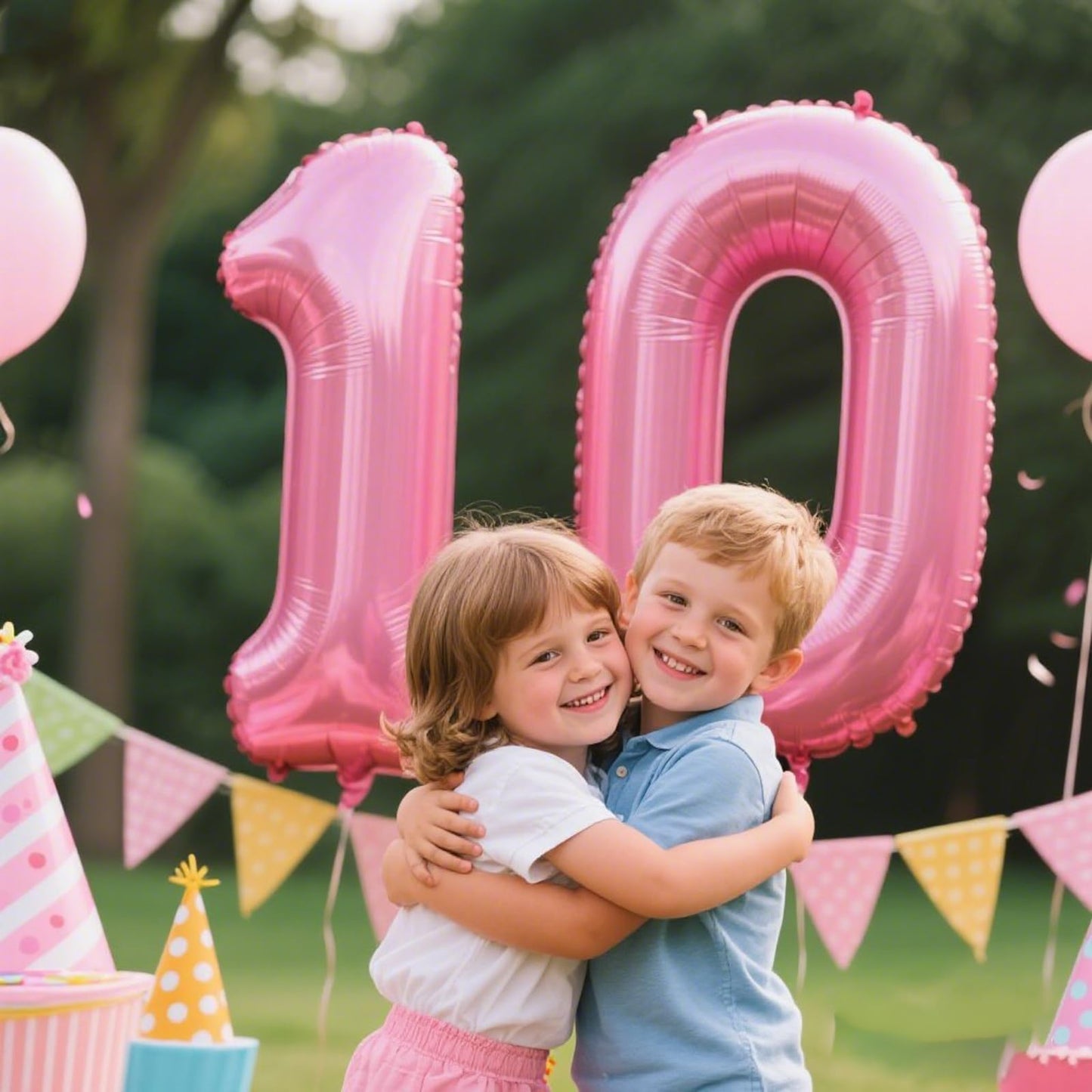 Kelfuoya Pink 40 Inch Number 0 Balloon – Jumbo Mylar Party Decoration