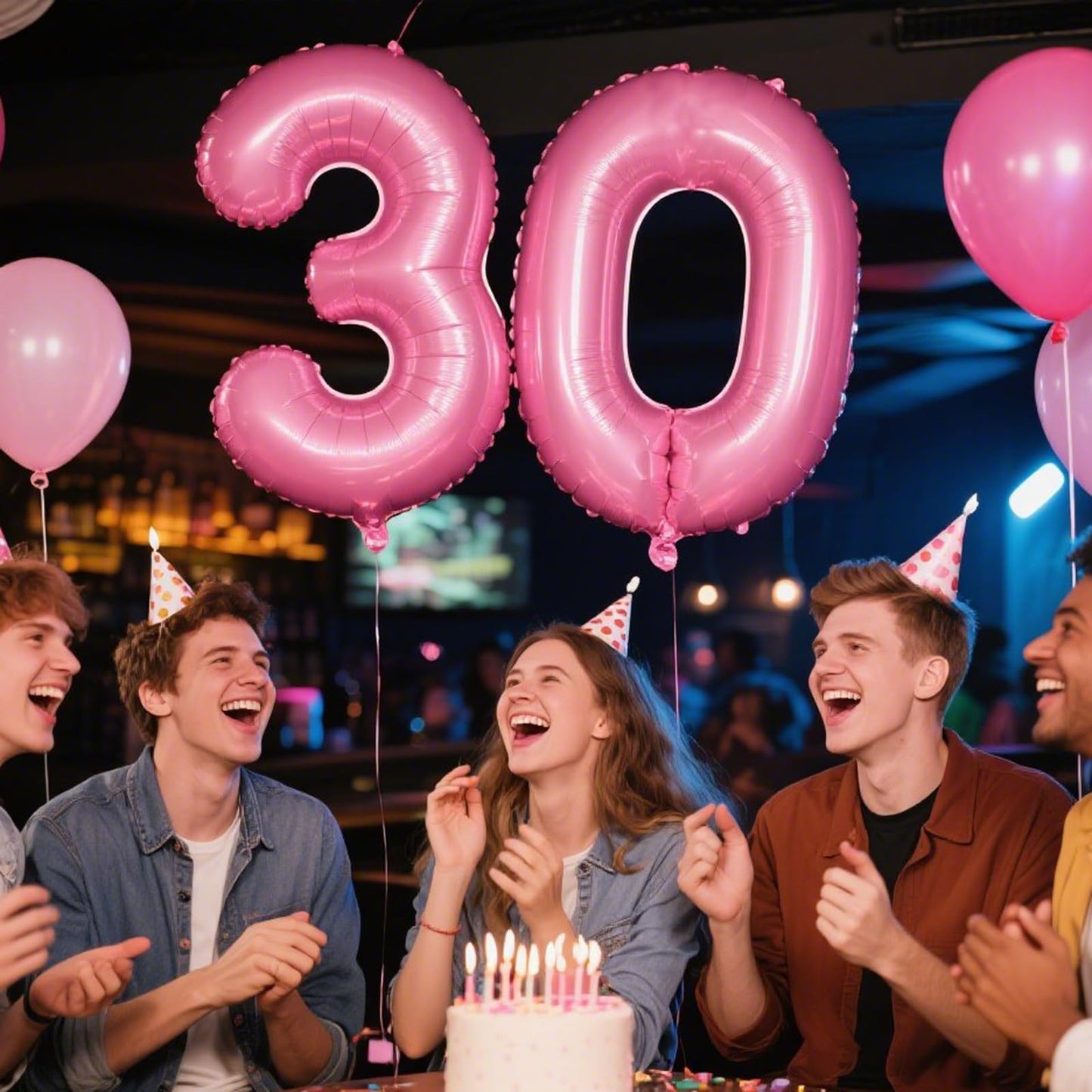 Kelfuoya Pink 40 Inch Number 0 Balloon – Jumbo Mylar Party Decoration