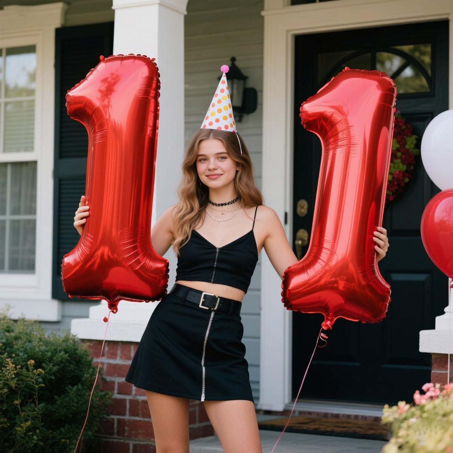 Kelfuoya 40-Inch Giant Red Number 1 Balloon – Foil Numeric 1 for Birthdays & Anniversaries
