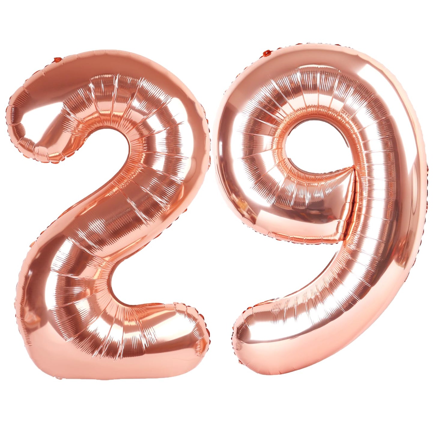 Kelfuoya 40-Inch Rose Gold Number 29 Balloon – Jumbo Mylar Foil Helium Balloon for Birthday & Anniversary Celebrations