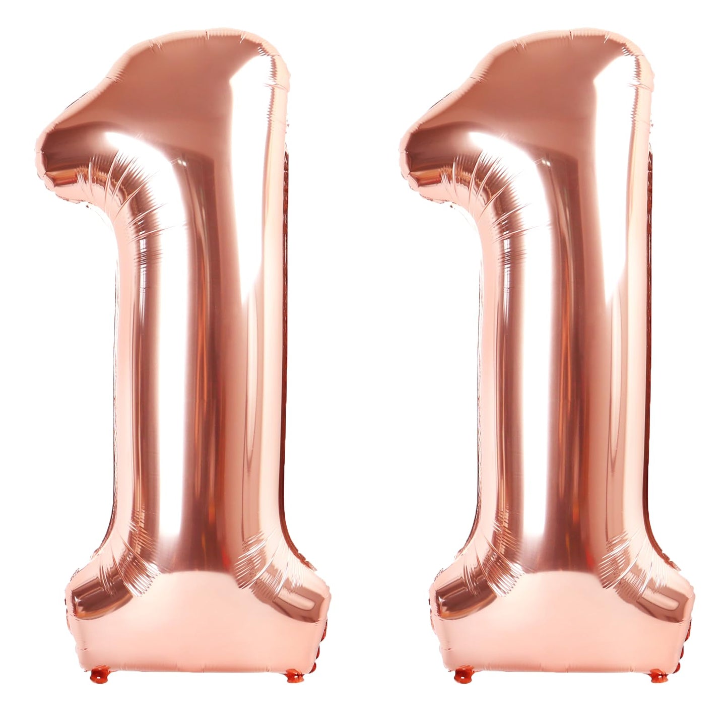 Kelfuoya 40-Inch Rose Gold Number 11 Balloon – Jumbo Mylar Foil for Birthdays & Anniversaries