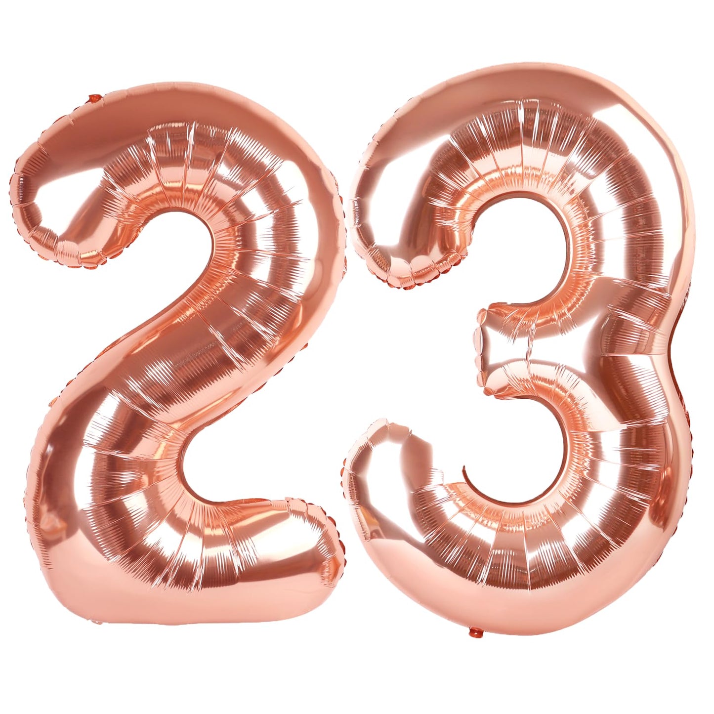 Kelfuoya 40 Inch Rose Gold Number 23 Balloon – Jumbo Mylar Foil Balloon for Birthdays & Anniversaries
