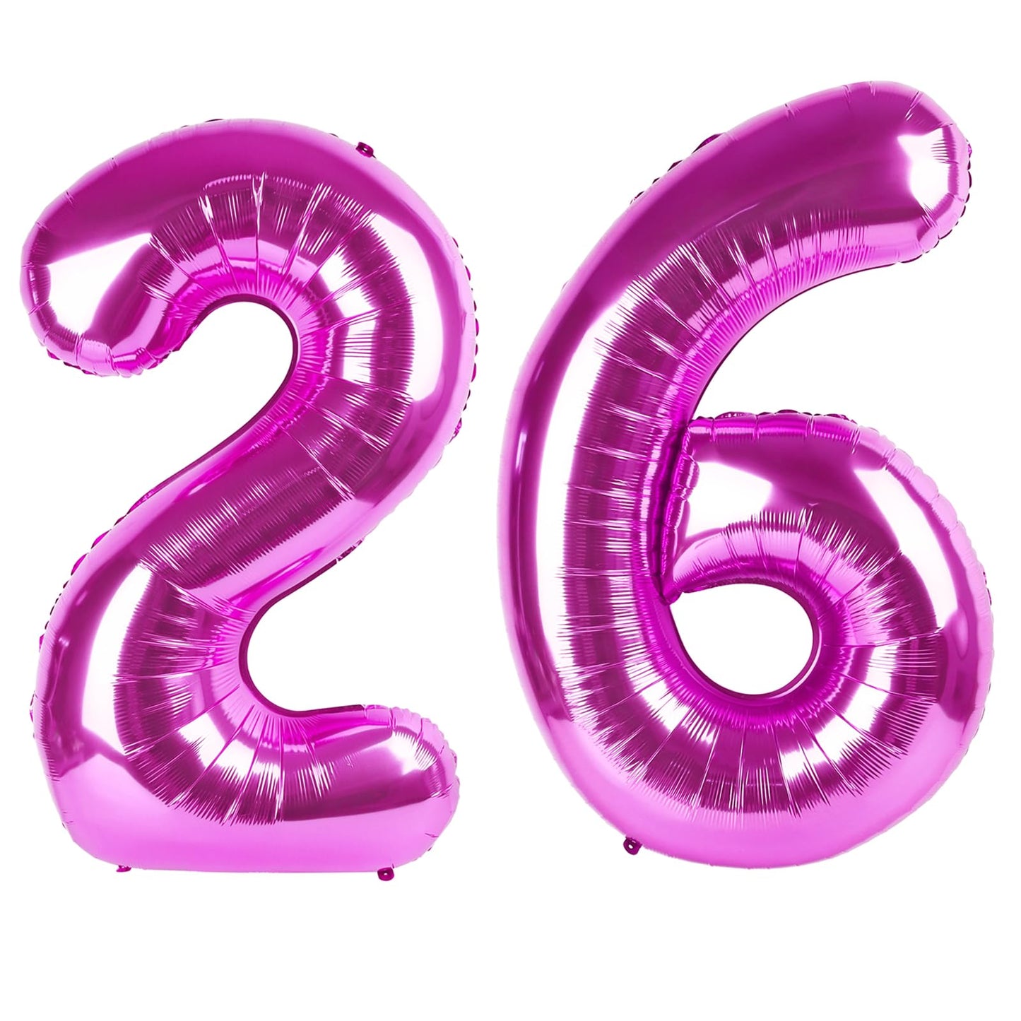 Kelfuoya 40-Inch Rose Purple 26 Balloon – Giant Foil Number Balloon for Birthday & Anniversary