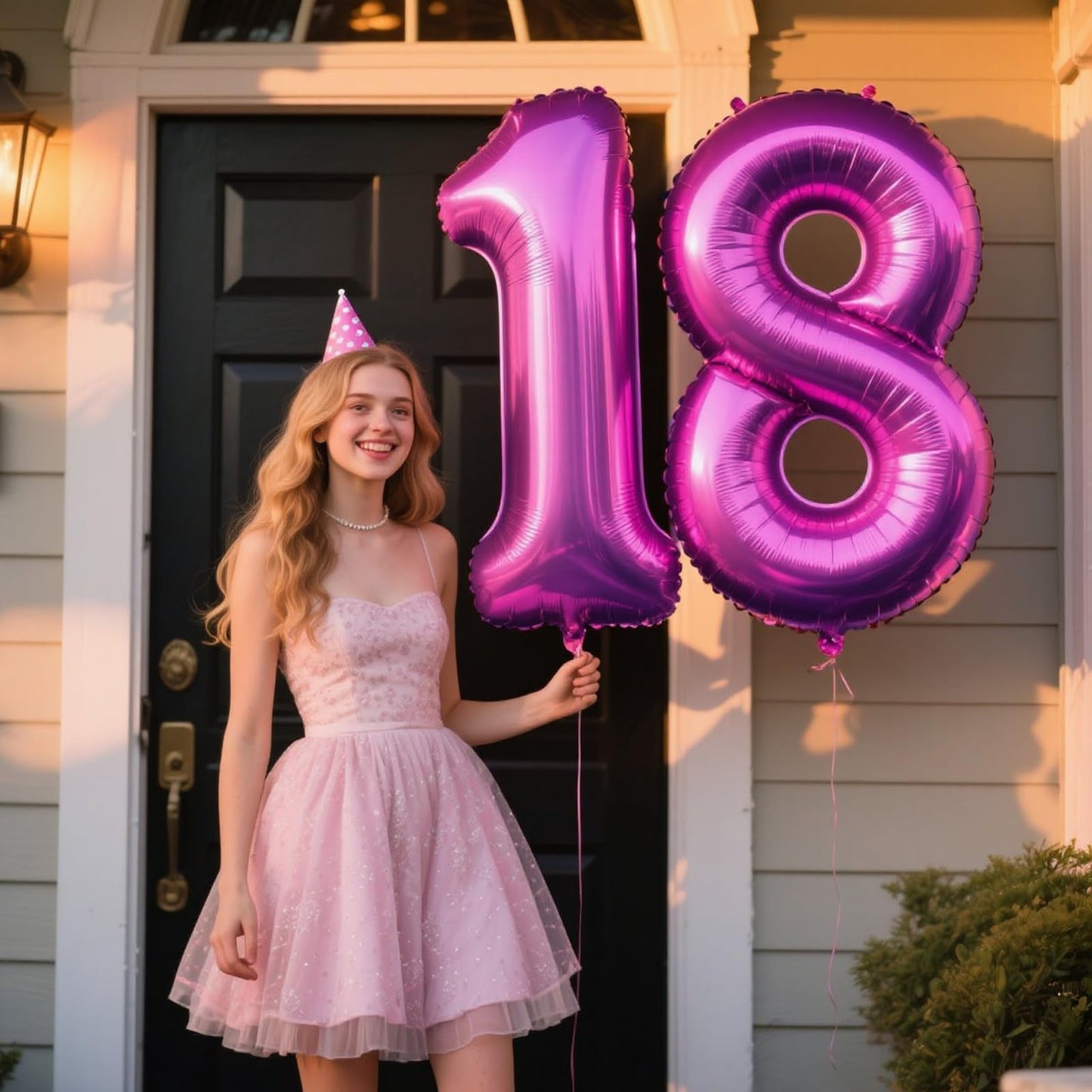 Kelfuoya 40-Inch Rose Purple Number 8 Balloon | Jumbo Mylar Foil Helium Balloon for Birthdays & Anniversaries
