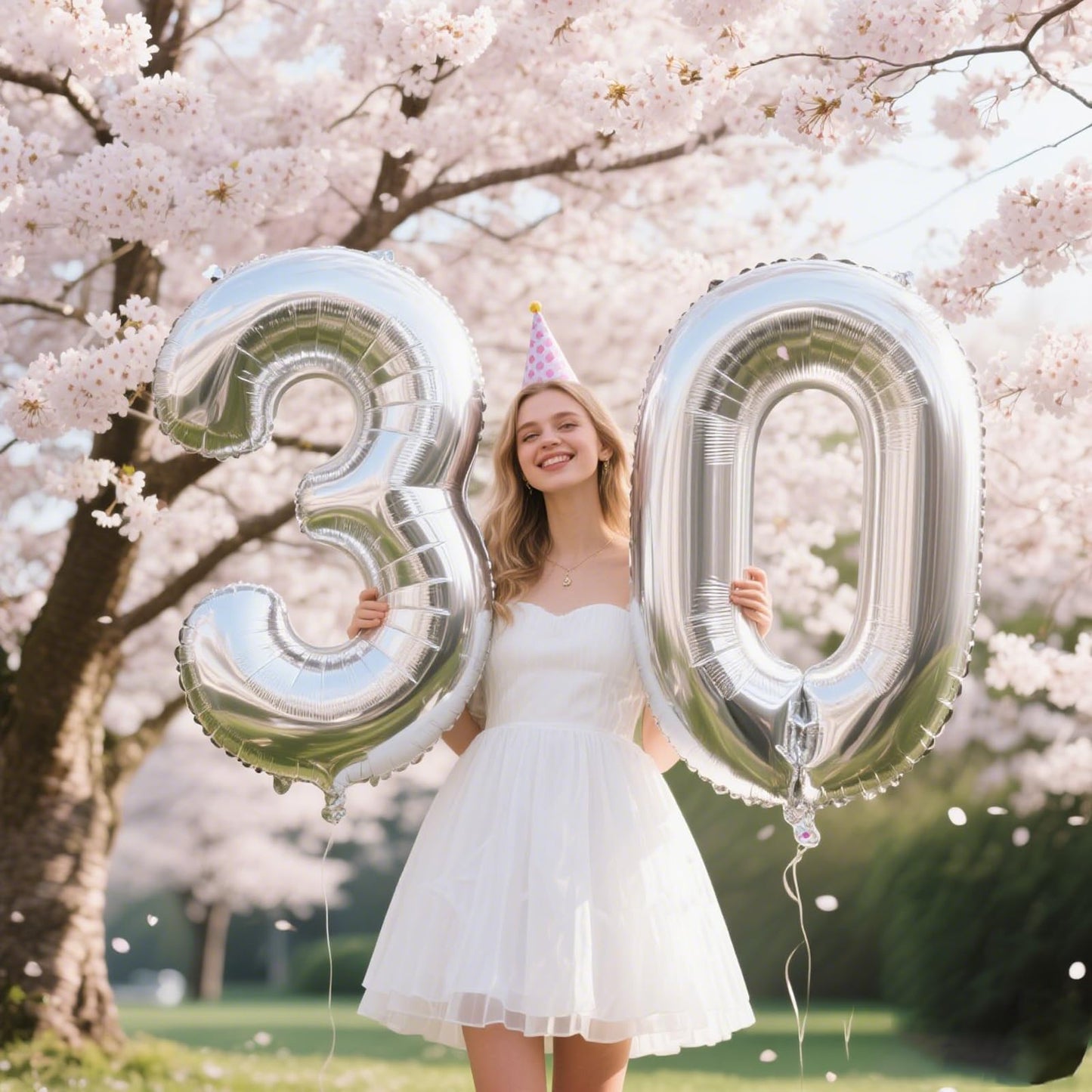 Kelfuoya 40-Inch Silver Foil Number 0 Balloon – Jumbo Digital Birthday & Anniversary Balloons