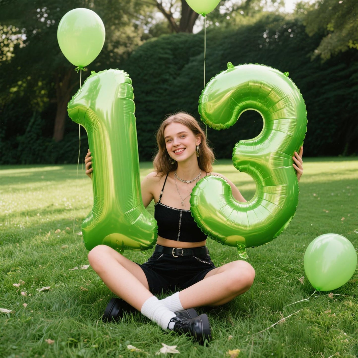 Kelfuoya 40 Inch Light Green Number 1 Balloon – Jumbo Mylar Foil Birthday & Celebration Decor