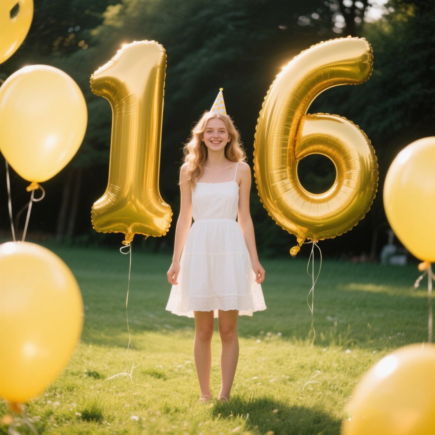 Kelfuoya Gold 40-Inch Number 6 Balloon – Jumbo Foil Mylar for Birthdays & Anniversaries