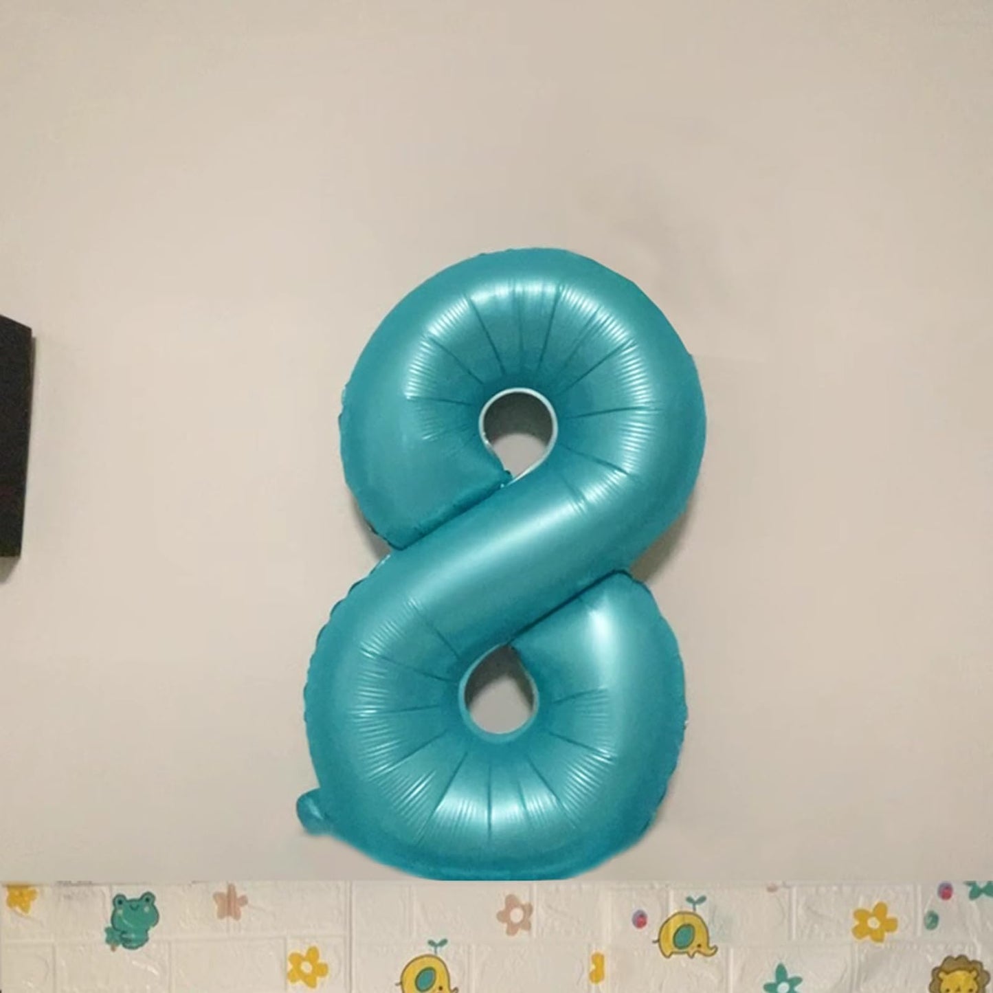 Kelfuoya 40-Inch Light Blue Number 18 Balloon - Jumbo Mylar Foil for Birthdays & Anniversaries