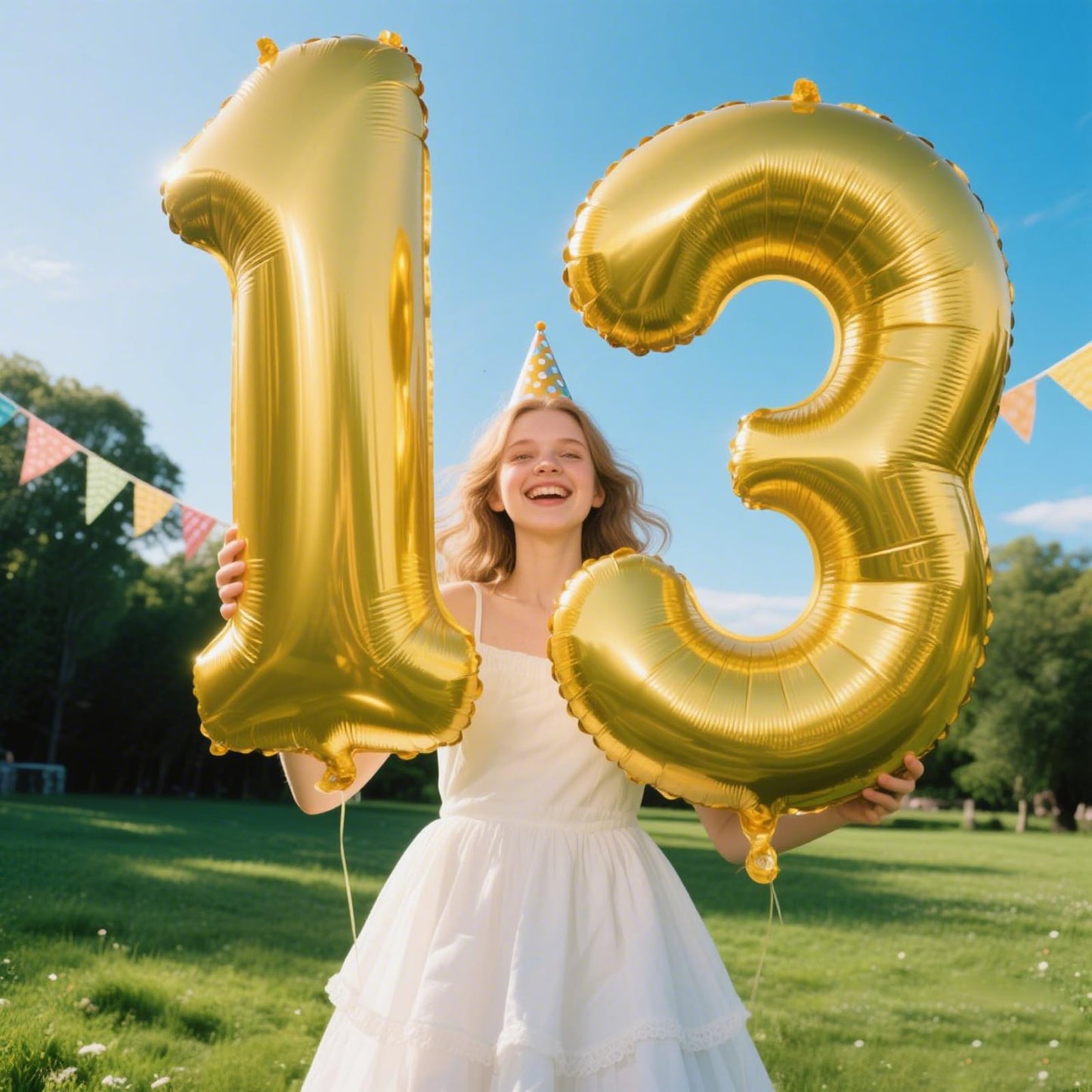 Kelfuoya 40-Inch Gold Number 3 Balloon – Giant Foil Mylar Balloon for Birthdays & Celebrations