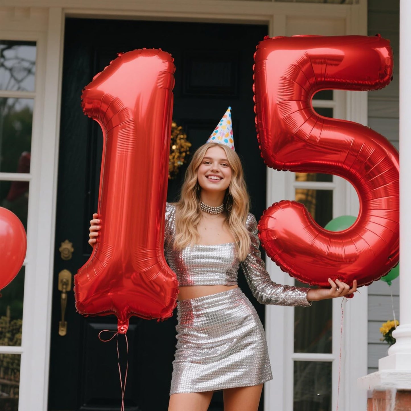 Kelfuoya 40-Inch Giant Red Number 1 Balloon – Foil Numeric 1 for Birthdays & Anniversaries