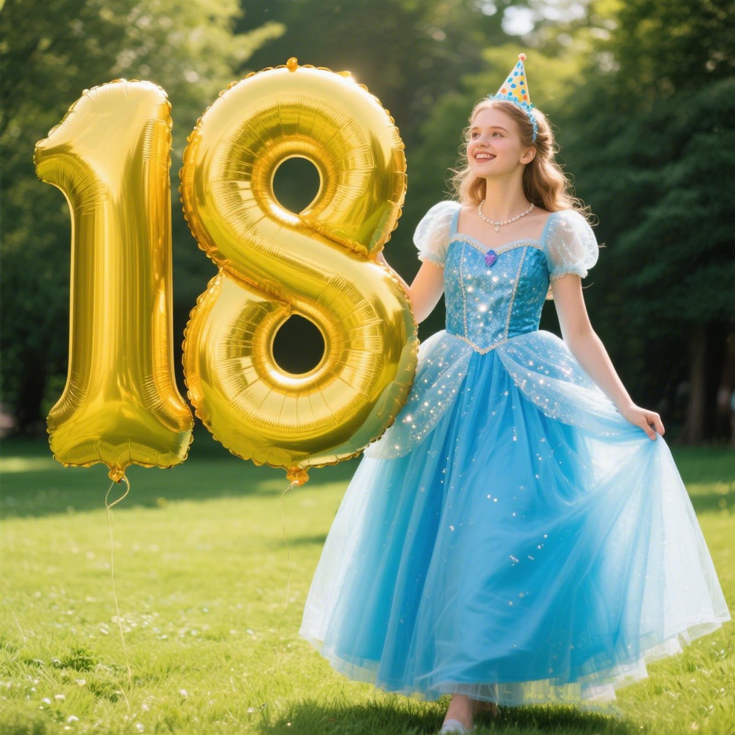 Kelfuoya 40-Inch Giant Gold Foil Number 8 Balloon – 8th, 18th, 28th Birthday & Anniversary Decor