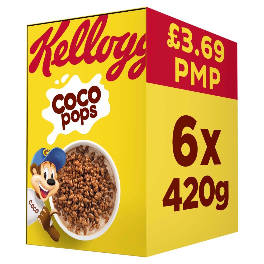 Kelloggs Coco Pops PMP 420g (Case of 6)