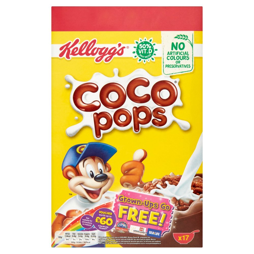 Kelloggs Coco Pops PMP 420g (Case of 6)