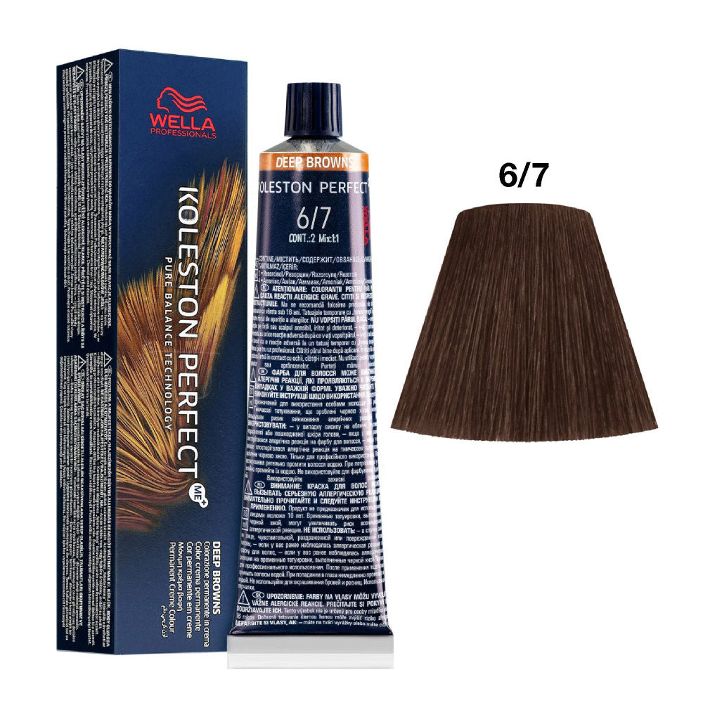 Wella Professional Koleston Perfect ME Plus Deep Browns Permanent Hair Colour for Rich, Lasting Shine 60ml/2.03 oz