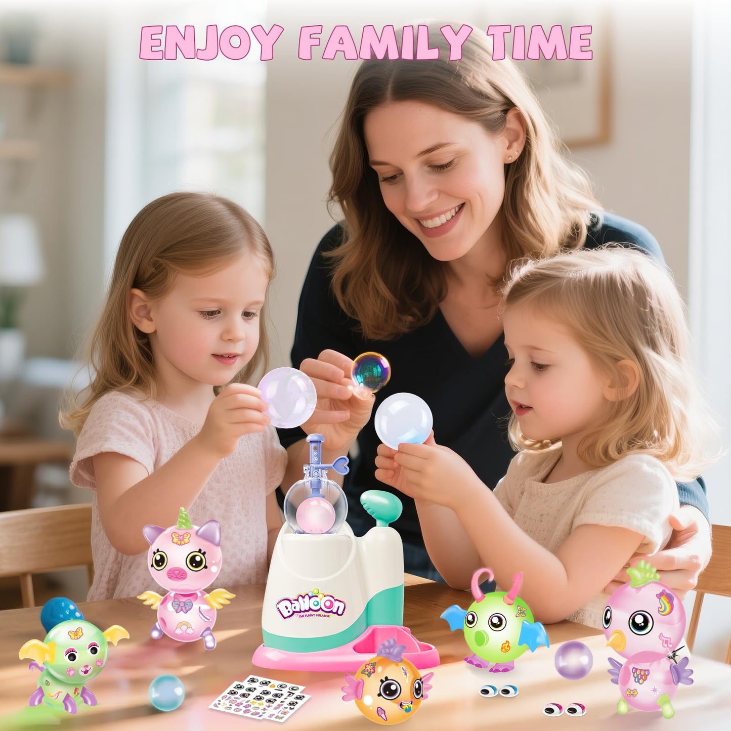 kenvc DIY Balloon Animal Kit – Creative Balloon Arts & Crafts for Kids Aged 3+
