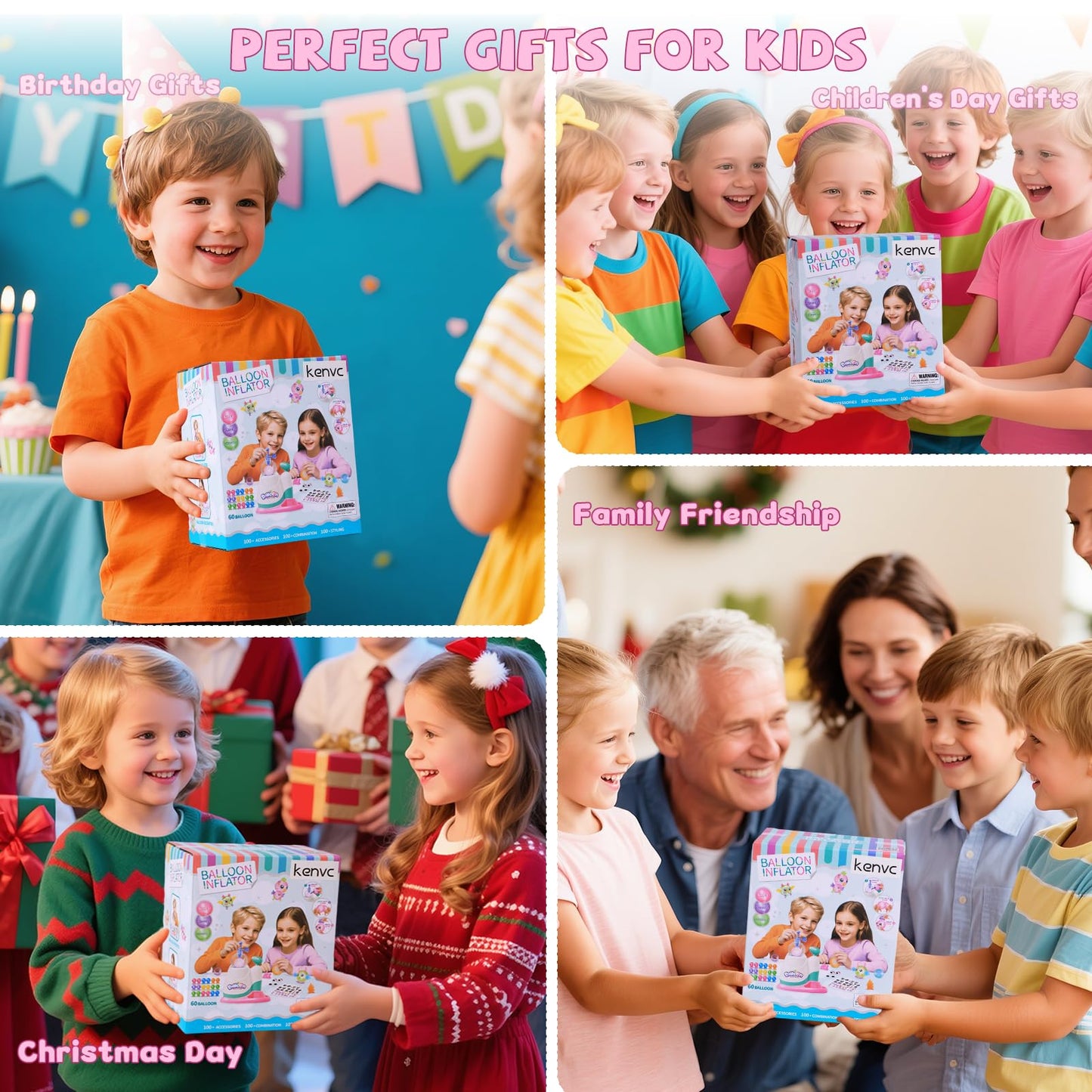 kenvc DIY Balloon Animal Kit – Creative Balloon Arts & Crafts for Kids Aged 3+