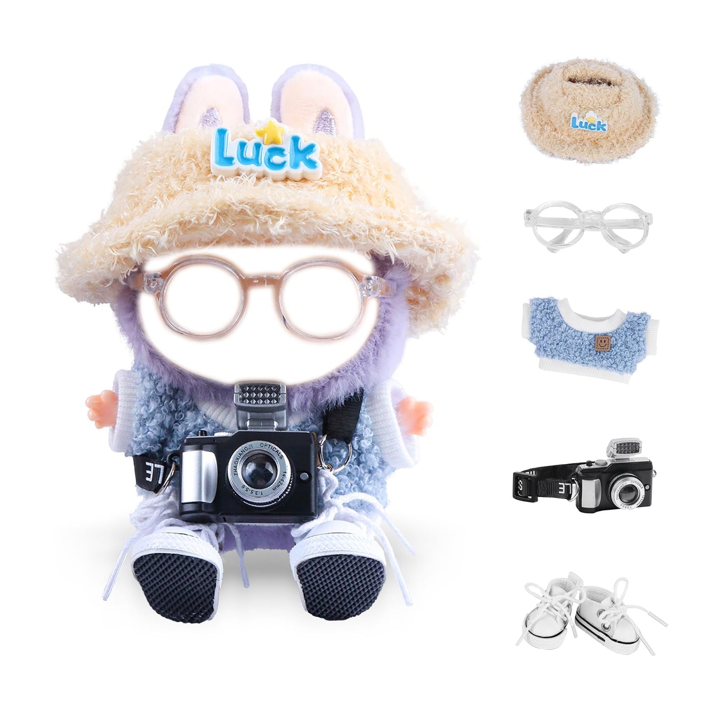 KEOOUA 17 cm Doll Clothes Set — Chic Fashion Doll Accessories