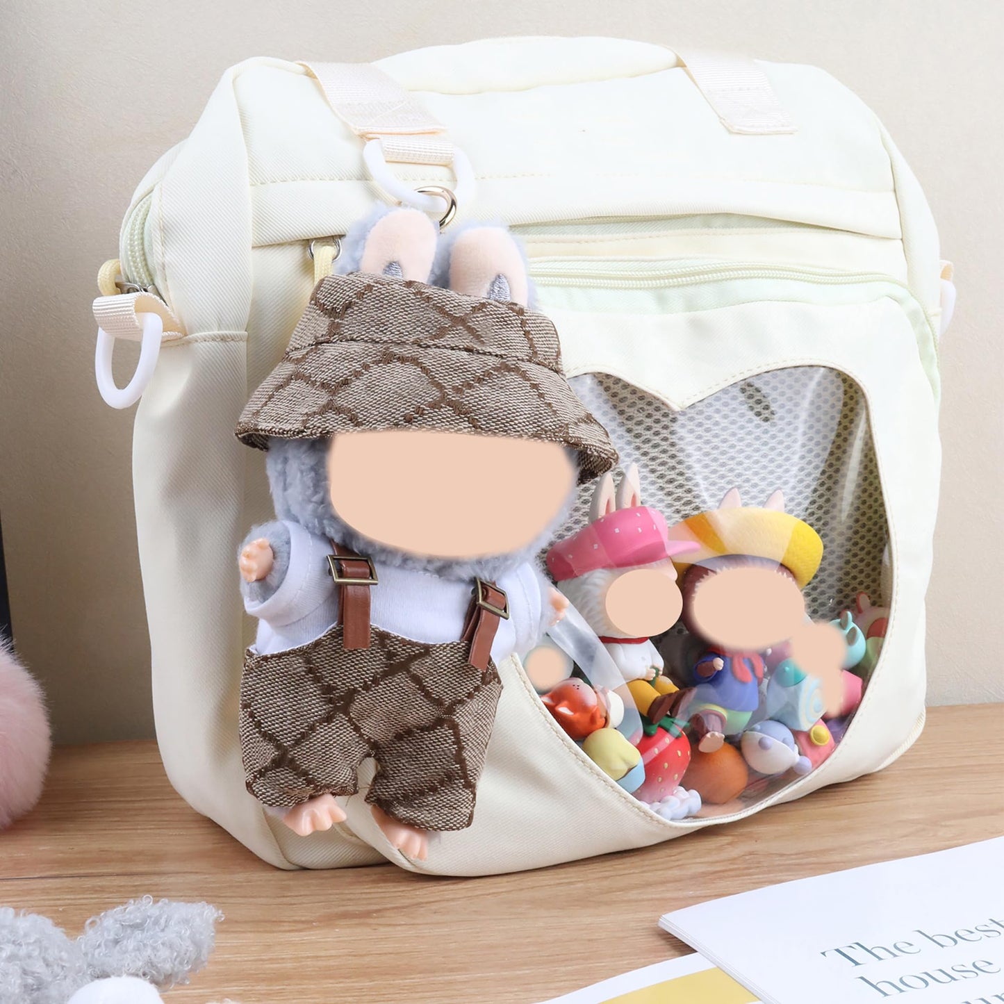 KEOOUA 17cm Doll Clothes Set – Chic Dress & Accessories for Fashion Dolls