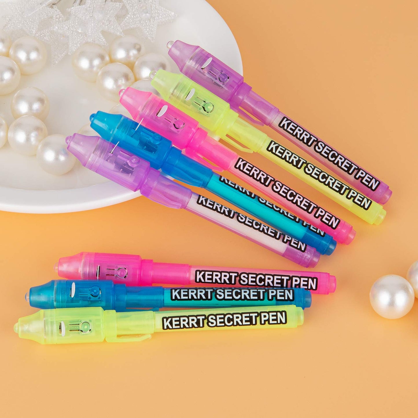 KERRT Invisible Ink Pen with UV Light – Secret Message Spy Pen for Kids