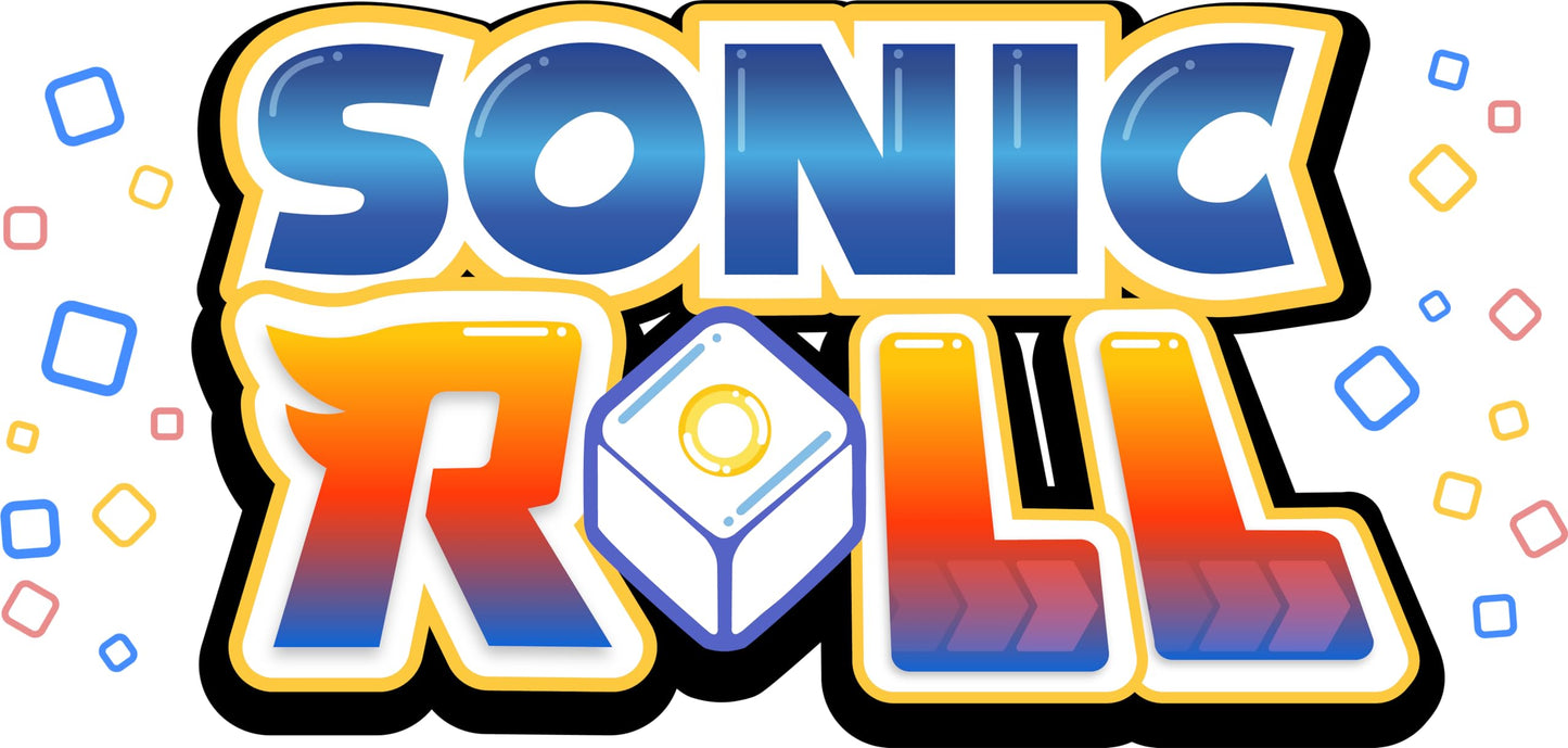KESS Sonic Roll Board Game - Roll Through 4 Classic Zones | 1-4 Players, Ages 14+
