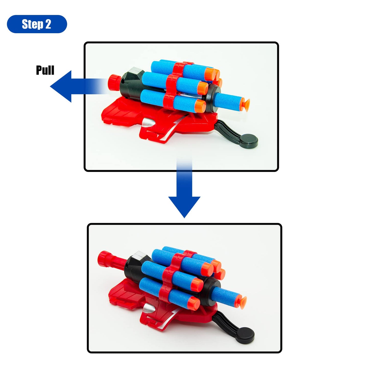 Keumi 2 Sets Spider Web Shooters – Kids Wrist Launcher Gloves for Cosplay, Parties, and Fun