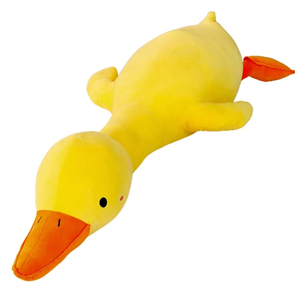 Kewo Duck Plush Pillow — Giant 25.5in Yellow Goose Plush Toy for Cozy Hugs