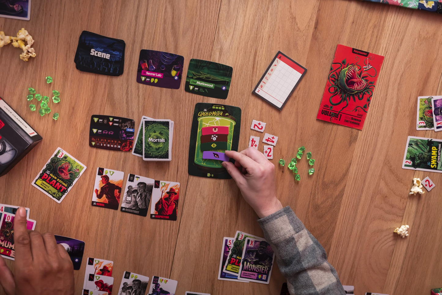 Keymaster Games Campy Creatures Vol. 1 — Hilariously Fun Trick-Taking Card Game for Adults & Families