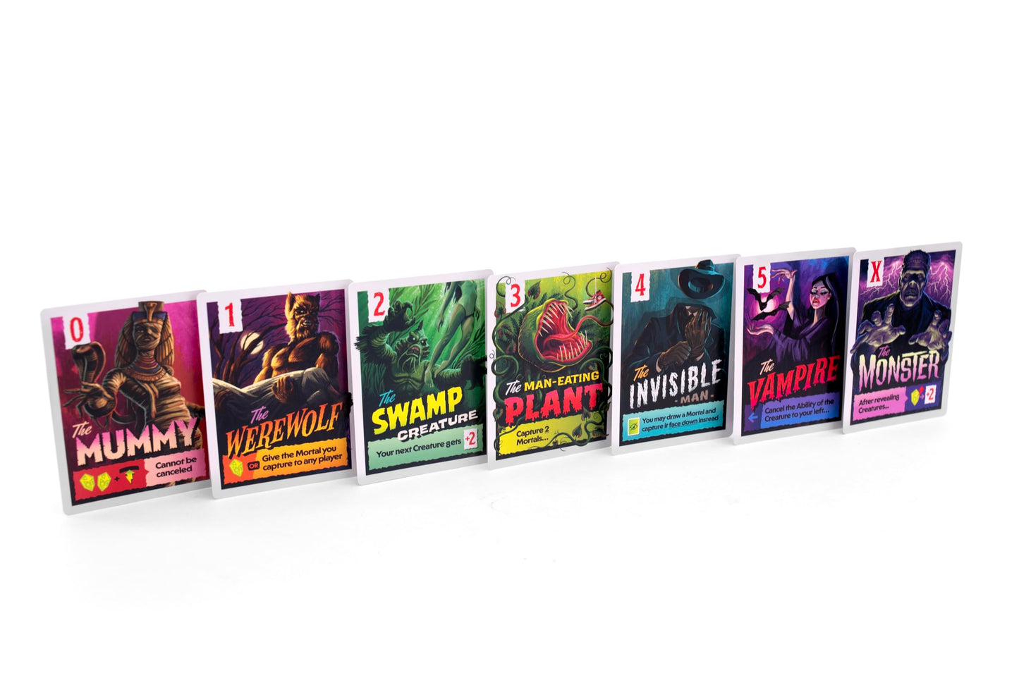 Keymaster Games Campy Creatures Vol. 1 — Hilariously Fun Trick-Taking Card Game for Adults & Families
