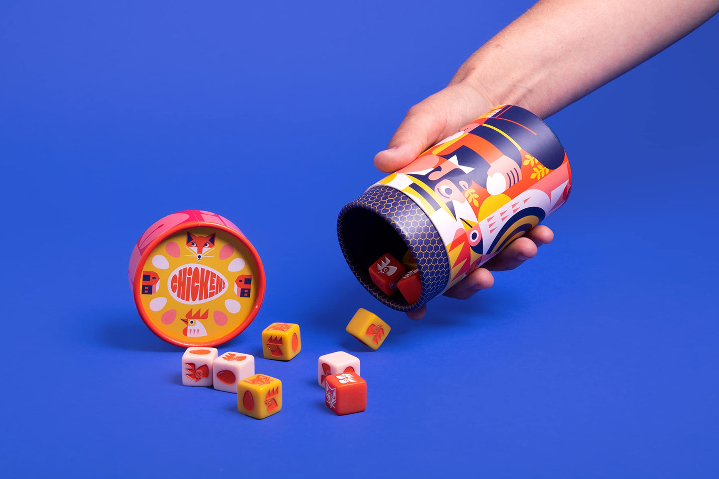 Keymaster Games Chicken! – Fast-Paced Dice Game for Kids and Adults | Family Fun