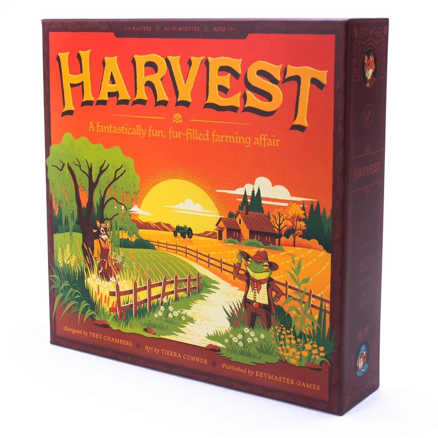 Keymaster Games Harvest – Cozy Strategy Board Game for Adults, Families & Couples | 60-Minute Play