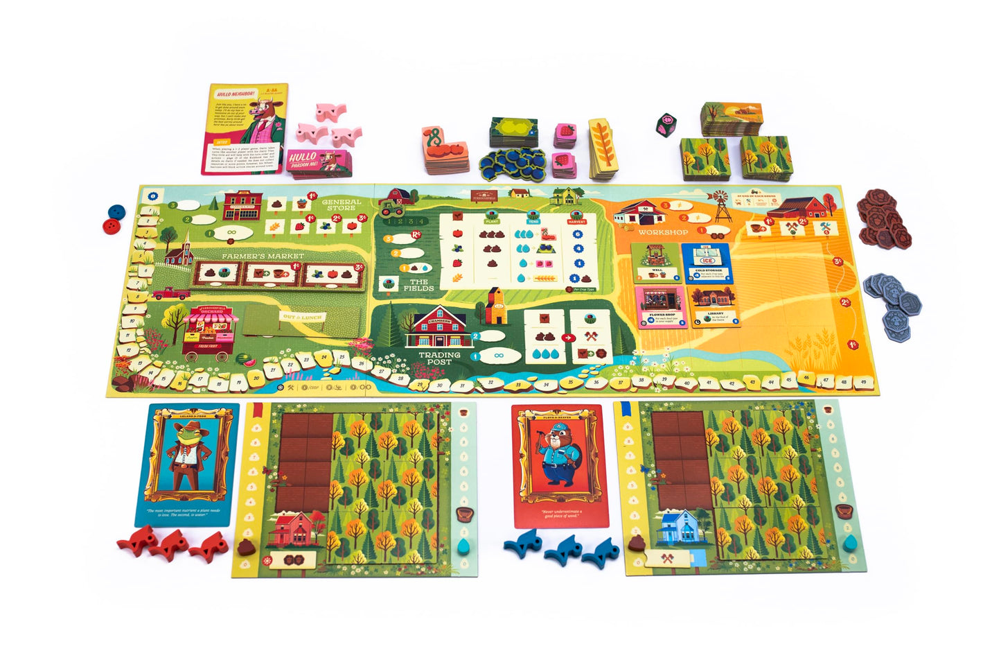 Keymaster Games Harvest – Cozy Strategy Board Game for Adults, Families & Couples | 60-Minute Play