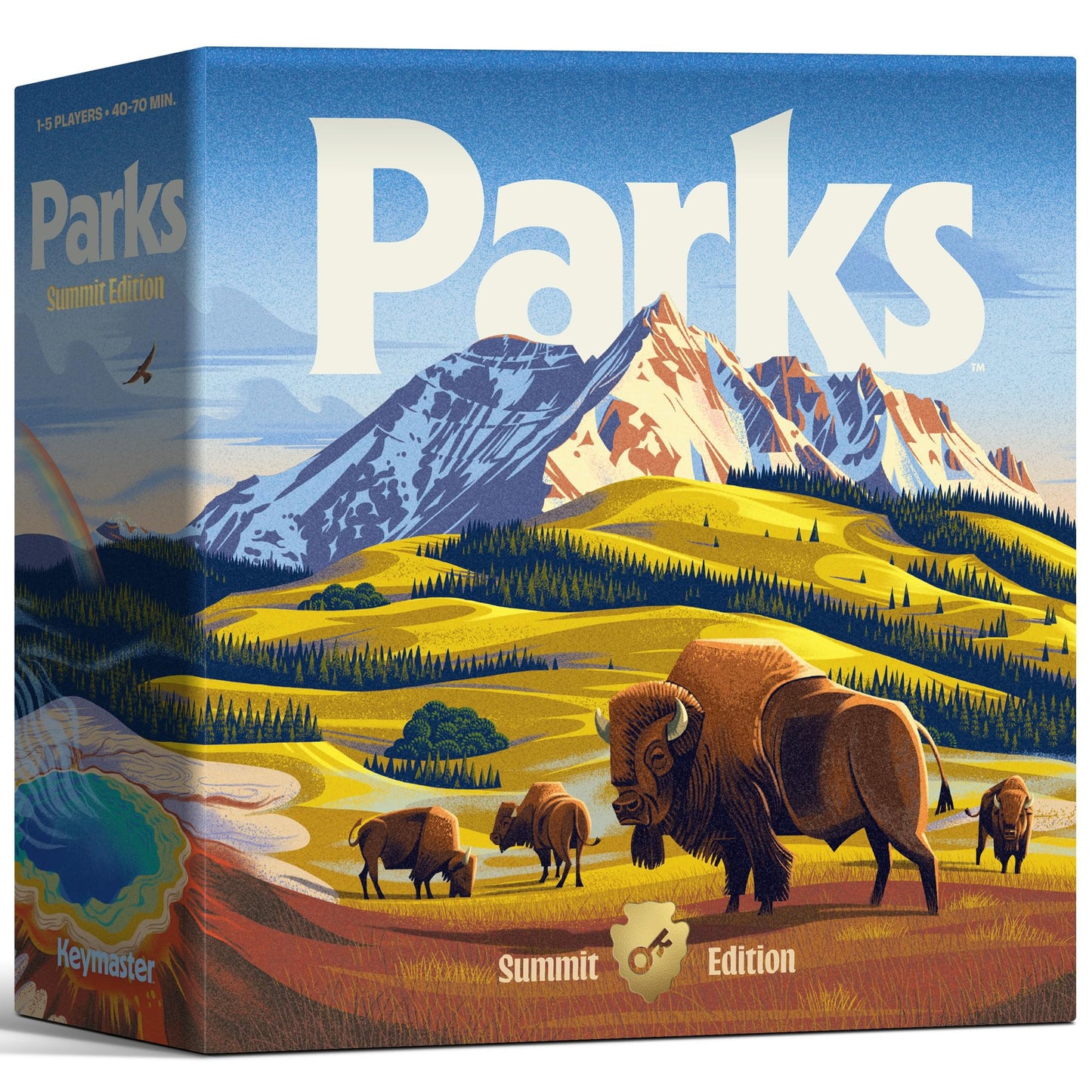 Keymaster Games Parks (2nd Edition) Summit Deluxe – Family Strategy for National Parks