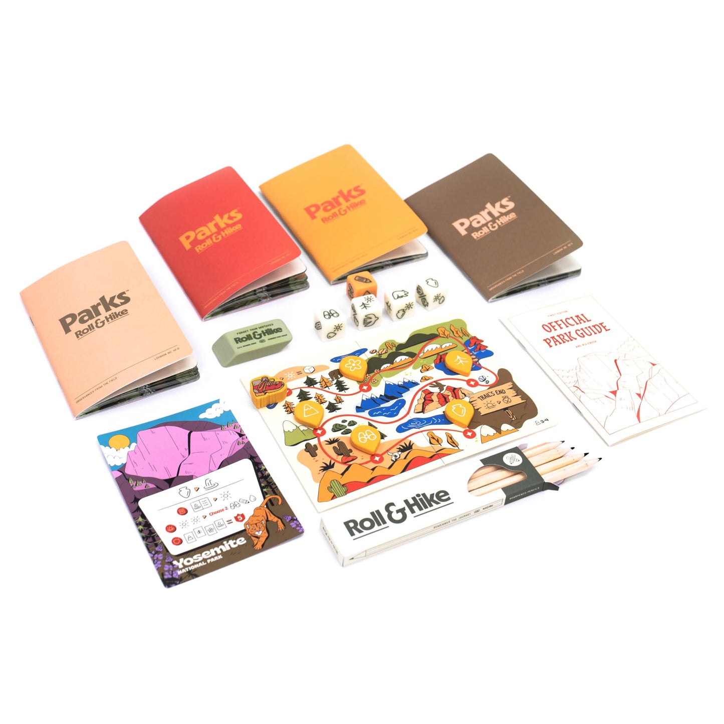 Keymaster Games - Parks Roll & Hike: Strategic Dice Game for 1-4 Players | Travel-Friendly National Park Adventure