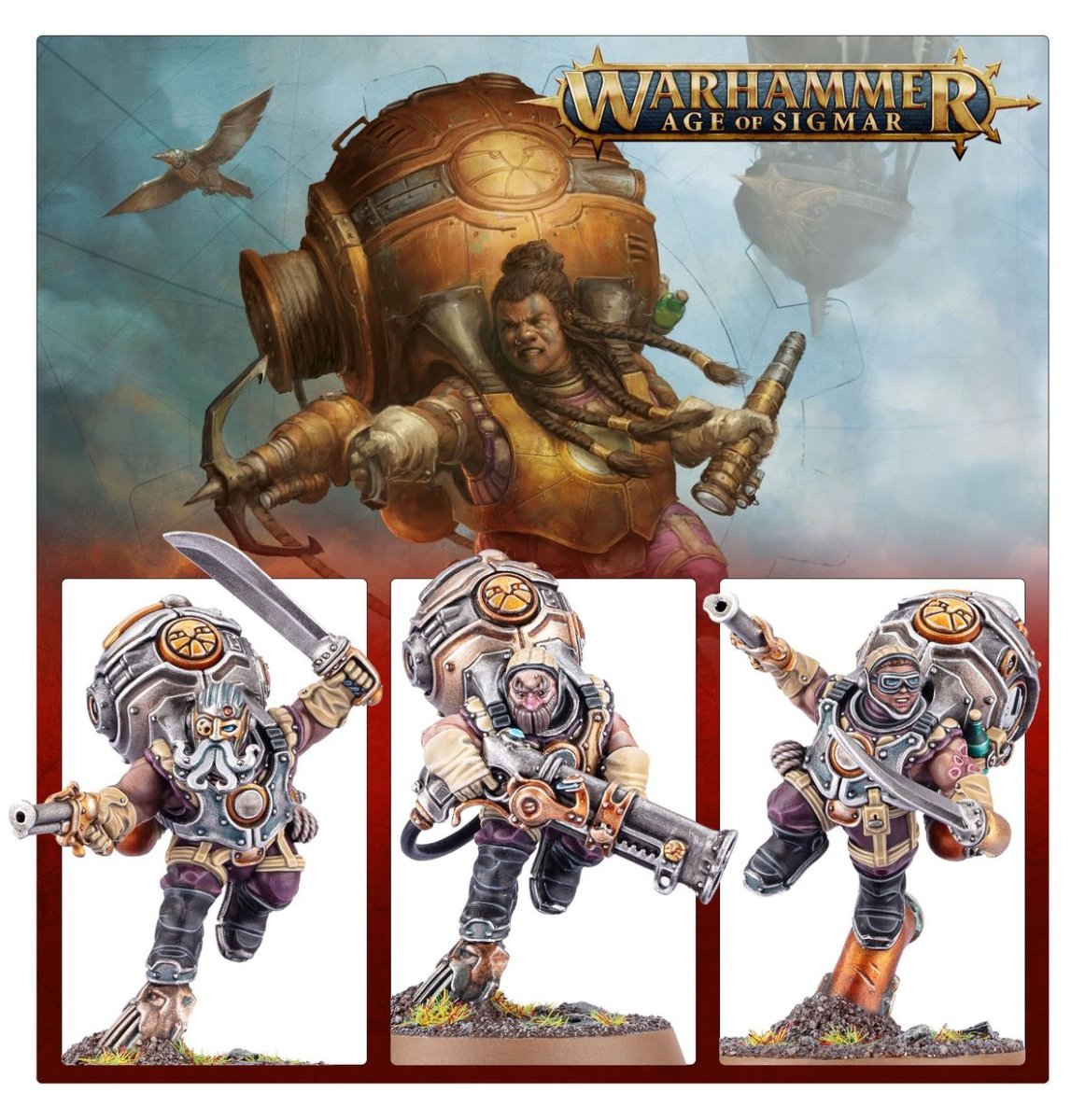 Kharadron Overlords: Vongrim Harpoon Crew