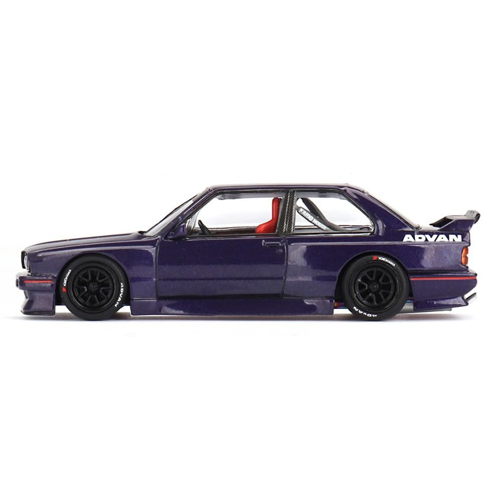 Kaido GT V2 Purple KHMG216 1:64 BMW M3 (E30) Diecast – Officially Licensed, Limited Edition