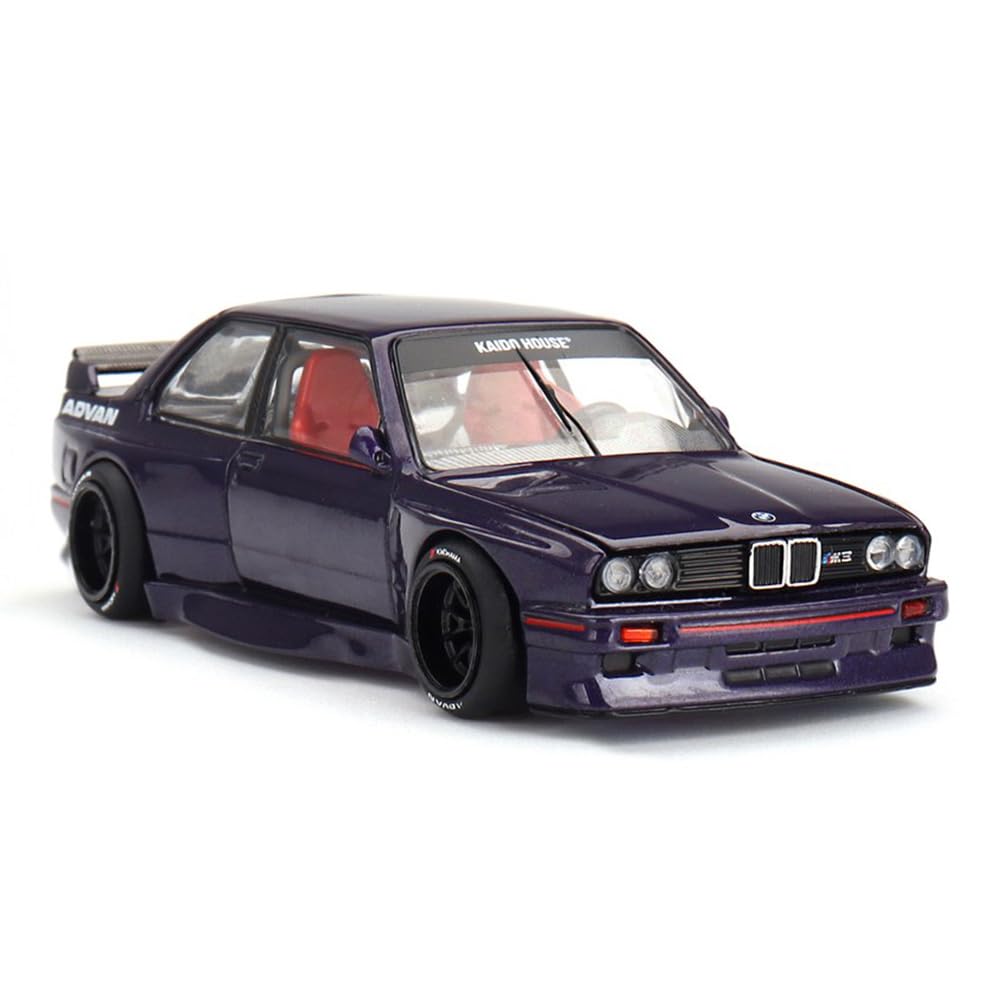 Kaido GT V2 Purple KHMG216 1:64 BMW M3 (E30) Diecast – Officially Licensed, Limited Edition