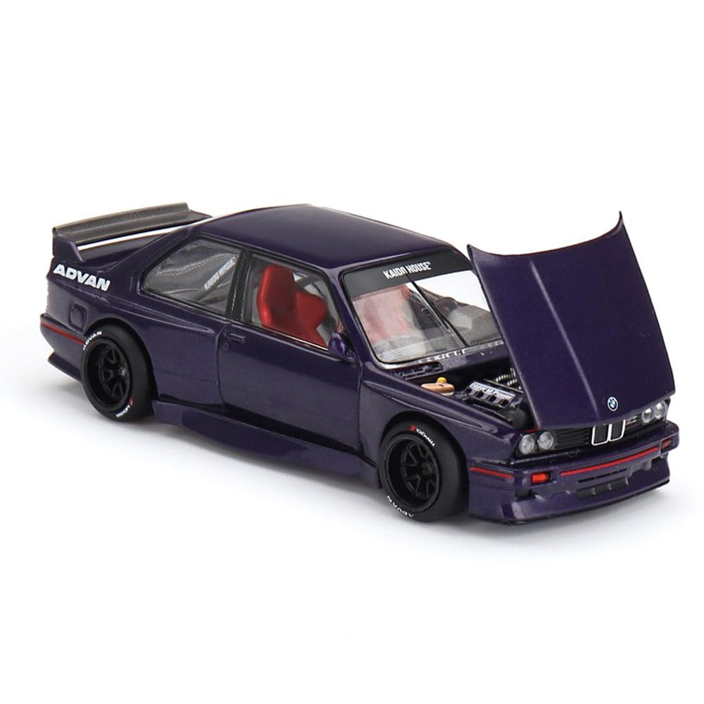 Kaido GT V2 Purple KHMG216 1:64 BMW M3 (E30) Diecast – Officially Licensed, Limited Edition