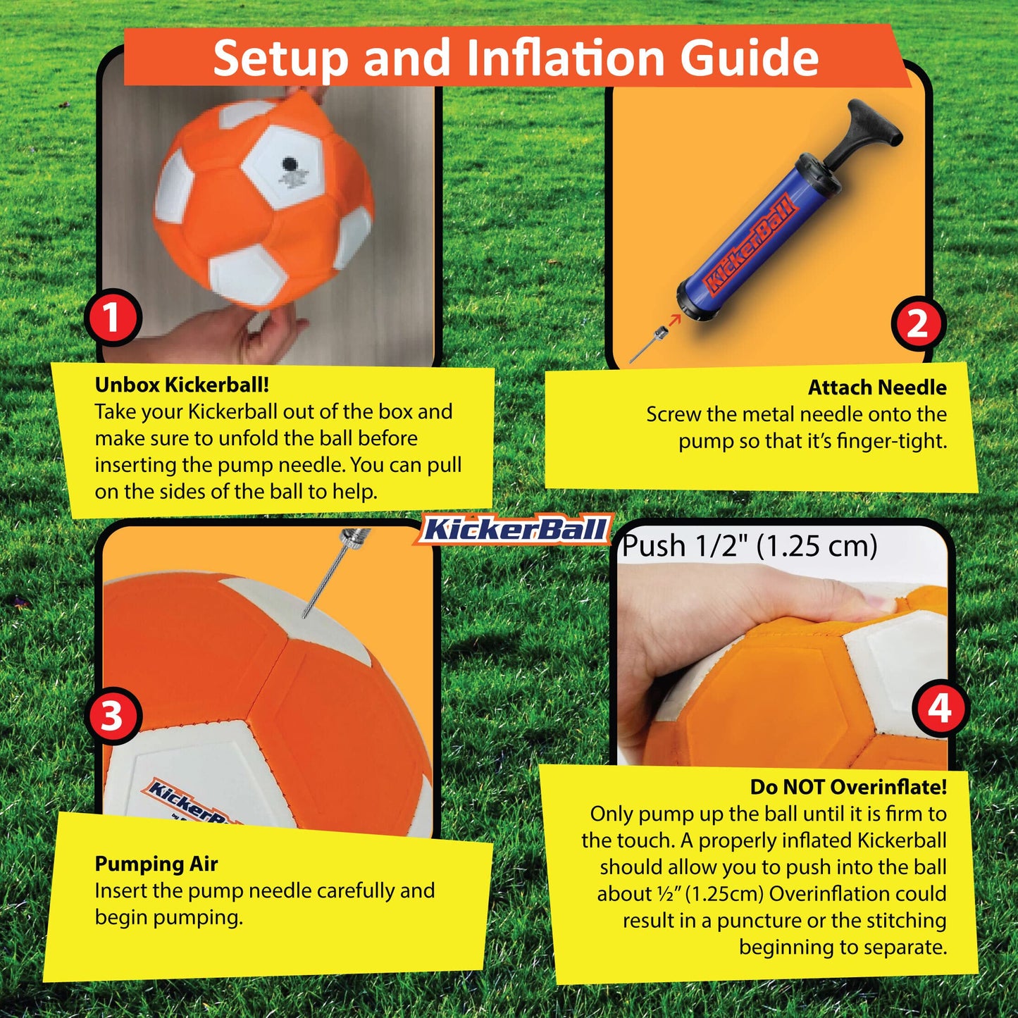 Kickerball Swerve & Curve Size 4 Soccer Ball – Pro-Style Training & Play