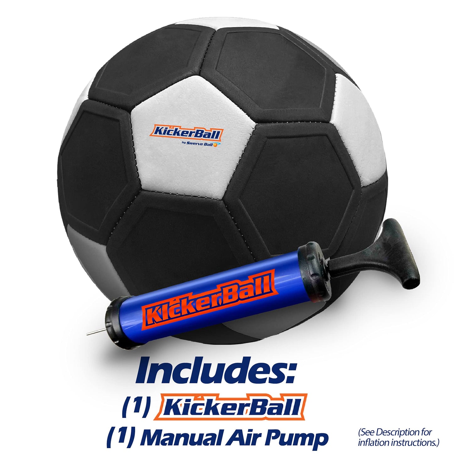 Kickerball Swerve & Curve Size 4 Soccer Ball – Pro-Style Training & Play