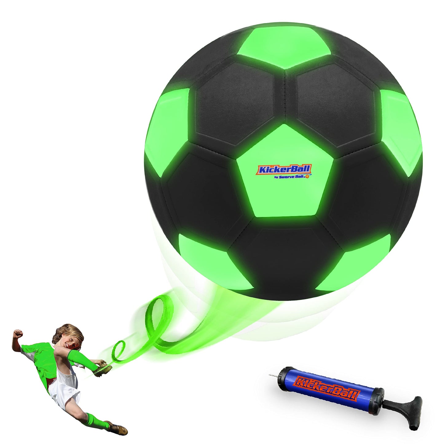Kickerball Swerve & Curve Size 4 Soccer Ball – Pro-Style Training & Play